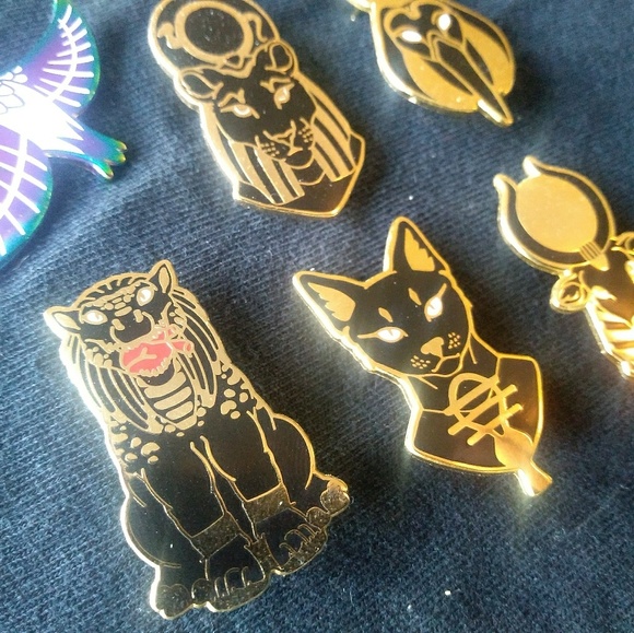 Egyptian Mythology Enamel Pins - Picture 5 of 5